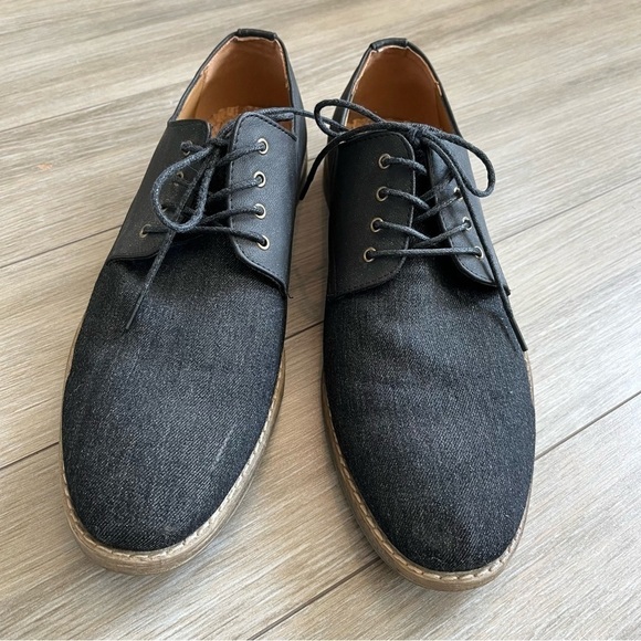 CALL IT SPRING Dark Denim and Vegan Nubuck Lace Up Oxfords, Men’s 8 - Picture 5 of 9